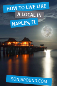 Naples Pier with Moon