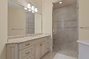 612 Carica Rd - Guest Bathroom Shower Before