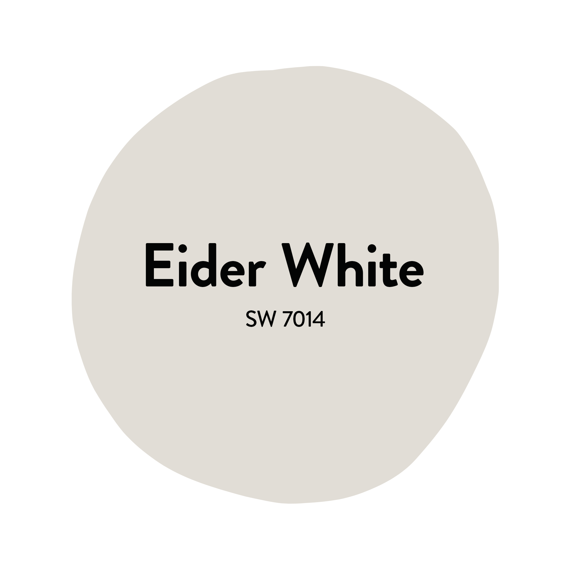 Sherwin Williams' Eider White - SW 7014 recommended by Sonja Pound